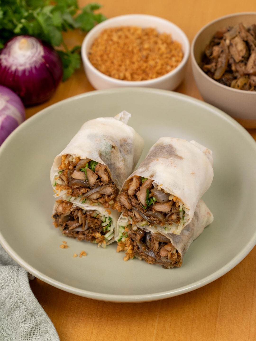 Black Pepper Chicken Popiah Set