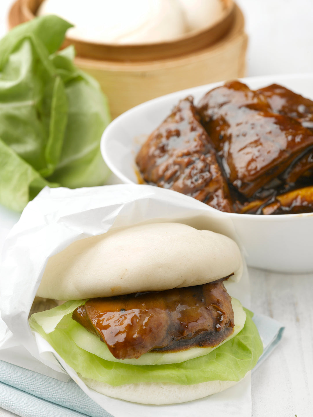 Ayam Koro Bun Set 鸡肉扣肉套餐