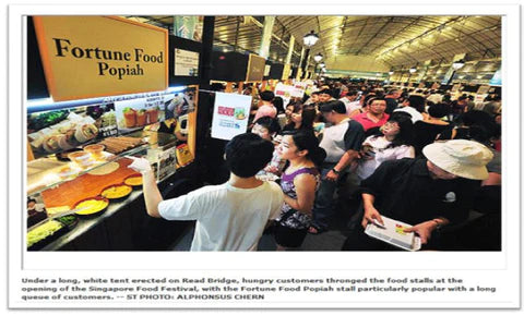 Straits Times - Steamy Food Fest Opening