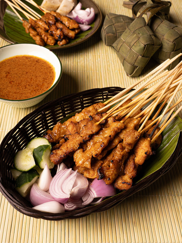 Chicken satay in the Fortune High Tea set